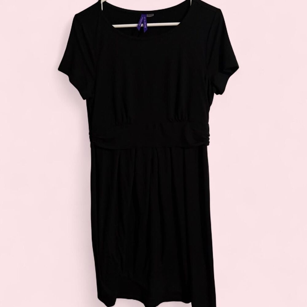 Seraphine Maternity Women’s Black Empire Waist Midi Dress 8